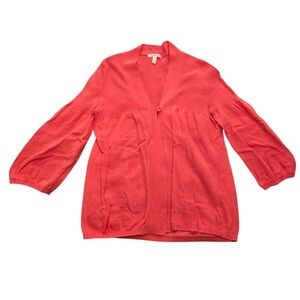 Aeropostale Cardigan, Coral Pink, Sz M
